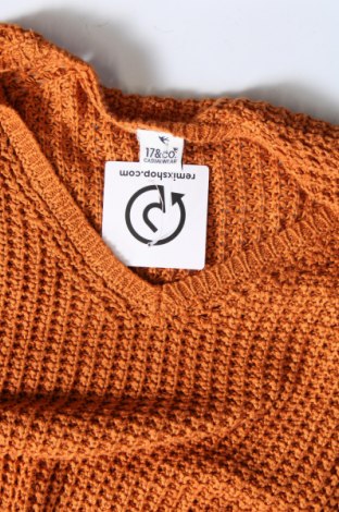 Дамски пуловер 17 & Co., Размер L, Цвят Кафяв, Цена 6,09 лв.