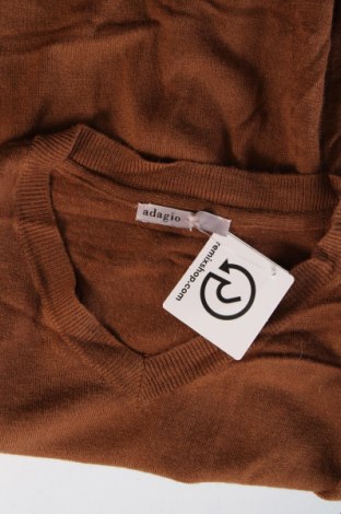 Дамски пуловер Adagio, Размер L, Цвят Кафяв, Цена 7,54 лв.