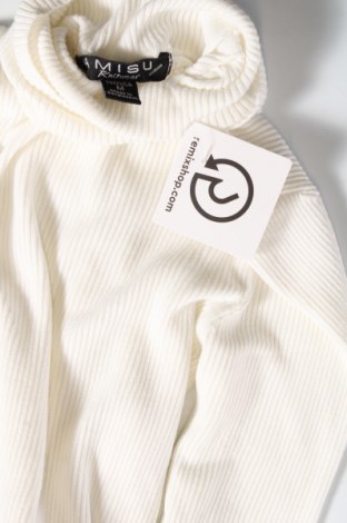 Дамски пуловер Amisu, Размер M, Цвят Бял, Цена 17,60 лв.