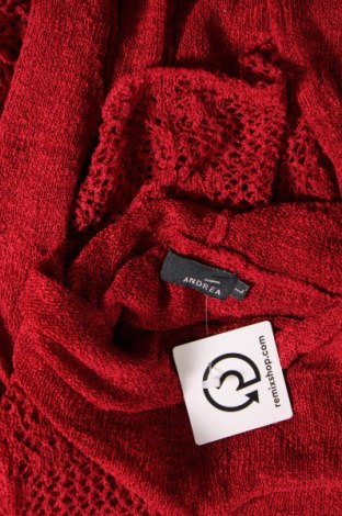 Дамски пуловер Andrea, Размер L, Цвят Червен, Цена 4,35 лв.
