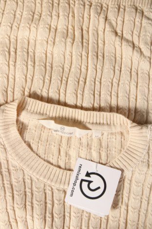 Pulover de femei Basic Apparel, Mărime M, Culoare Ecru, Preț 27,66 Lei