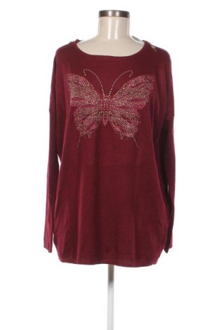 Дамски пуловер Belcci, Размер XL, Цвят Червен, Цена 17,60 лв.