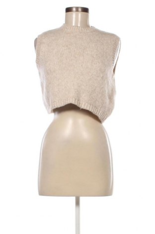 Pulover de femei Bershka, Mărime S, Culoare Bej, Preț 15,26 Lei