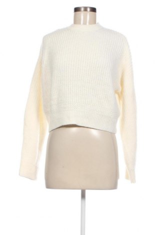 Γυναικείο πουλόβερ Bershka, Μέγεθος S, Χρώμα Λευκό, Τιμή 8,97 €