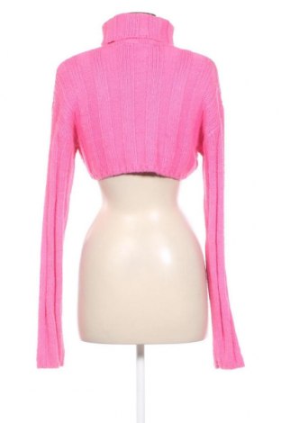 Дамски пуловер Bershka, Размер L, Цвят Розов, Цена 29,00 лв.