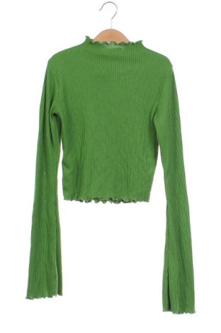 Дамски пуловер Bershka, Размер XS, Цвят Зелен, Цена 14,79 лв.