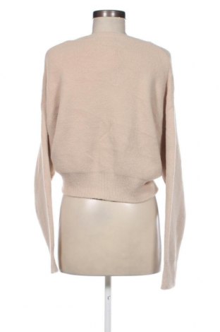 Damenpullover Bershka, Größe L, Farbe Beige, Preis 6,49 €