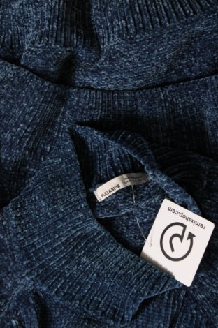 Дамски пуловер Bershka, Размер M, Цвят Син, Цена 17,60 лв.