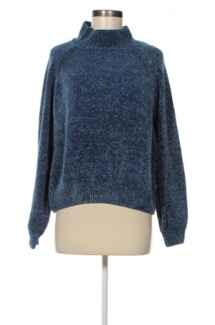 Дамски пуловер Bershka, Размер M, Цвят Син, Цена 17,60 лв.