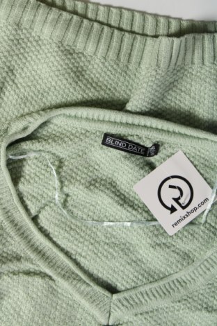 Γυναικείο πουλόβερ Blind Date, Μέγεθος S, Χρώμα Πράσινο, Τιμή 5,20 €