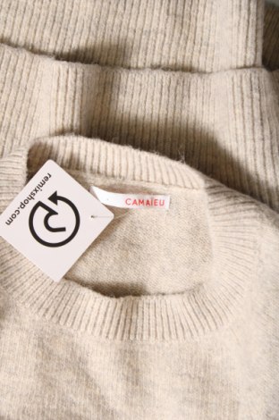 Дамски пуловер Camaieu, Размер M, Цвят Бежов, Цена 7,54 лв.