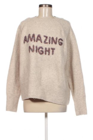 Дамски пуловер Camaieu, Размер M, Цвят Бежов, Цена 8,70 лв.