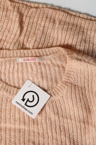 Γυναικείο πουλόβερ Camaieu, Μέγεθος M, Χρώμα  Μπέζ, Τιμή 5,56 €