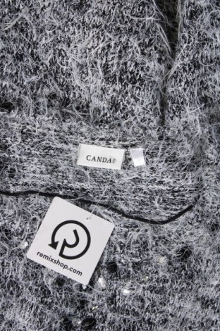 Дамски пуловер Canda, Размер XL, Цвят Сив, Цена 5,80 лв.