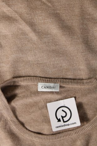 Дамски пуловер Canda, Размер XXL, Цвят Кафяв, Цена 6,09 лв.