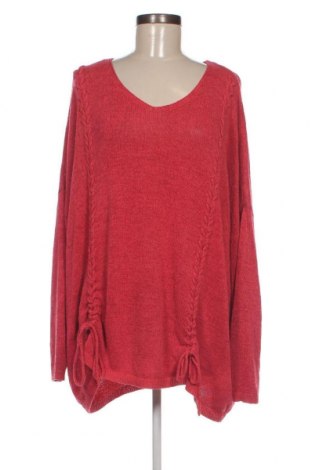 Дамски пуловер Canda, Размер XXL, Цвят Червен, Цена 8,41 лв.