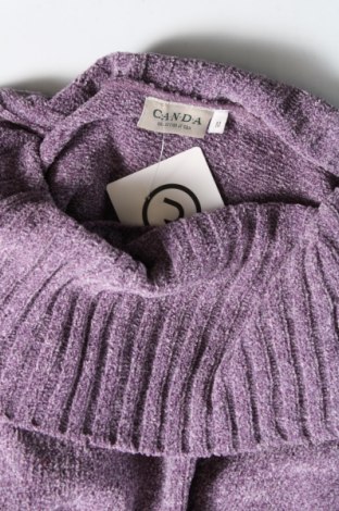Дамски пуловер Canda, Размер M, Цвят Лилав, Цена 11,60 лв.