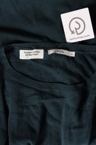 Дамски пуловер Cecil, Размер M, Цвят Зелен, Цена 16,40 лв.