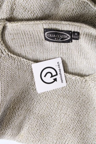 Дамски пуловер Cecilia Classics, Размер M, Цвят Зелен, Цена 8,70 лв.