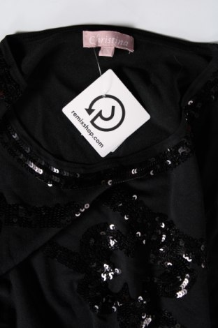 Дамски пуловер Christina, Размер L, Цвят Черен, Цена 6,15 лв.