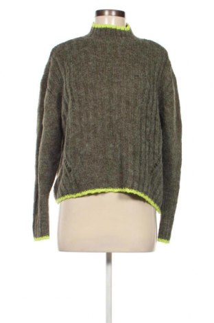 Дамски пуловер Clockhouse, Размер L, Цвят Зелен, Цена 8,41 лв.