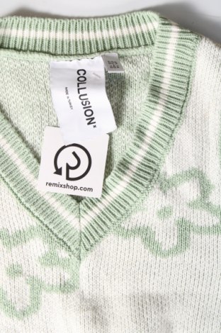 Дамски пуловер Collusion, Размер L, Цвят Многоцветен, Цена 14,40 лв.