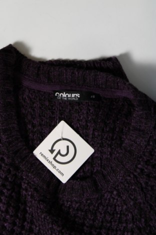 Damski sweter Colours Of The World, Rozmiar XS, Kolor Fioletowy, Cena 18,55 zł
