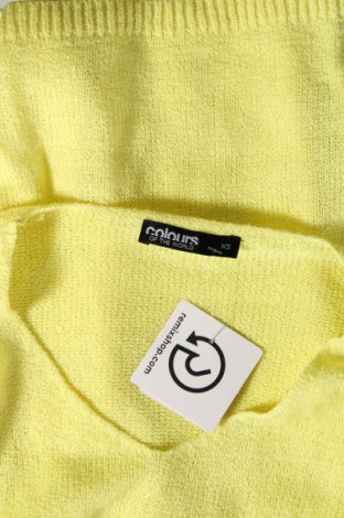 Damski sweter Colours Of The World, Rozmiar XS, Kolor Żółty, Cena 17,62 zł