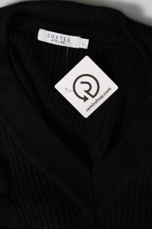 Γυναικείο πουλόβερ Costes, Μέγεθος L, Χρώμα Μαύρο, Τιμή 25,36 €