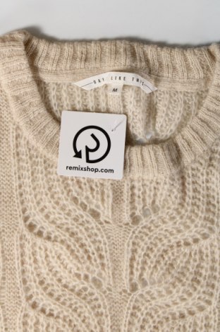 Дамски пуловер Days Like This, Размер M, Цвят Бежов, Цена 8,12 лв.