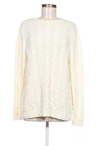 Дамски пуловер Defacto, Размер XXL, Цвят Бял, Цена 17,40 лв.