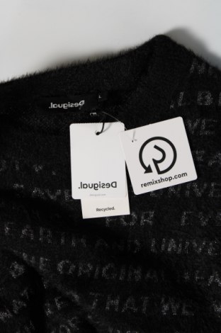 Дамски пуловер Desigual, Размер L, Цвят Черен, Цена 35,00 лв.