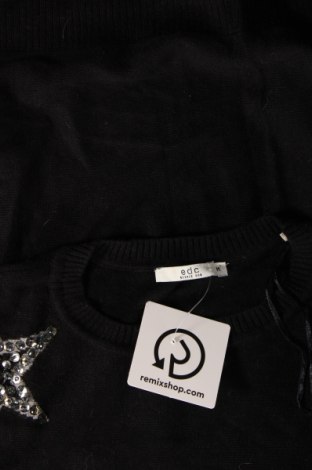Дамски пуловер Edc By Esprit, Размер M, Цвят Черен, Цена 22,17 лв.
