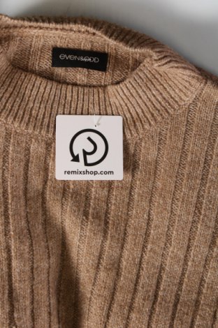 Дамски пуловер Even&Odd, Размер XXL, Цвят Бежов, Цена 8,99 лв.