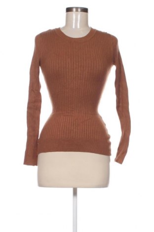 Дамски пуловер Even&Odd, Размер S, Цвят Кафяв, Цена 9,28 лв.