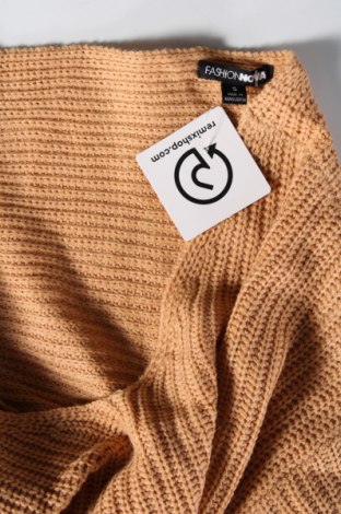 Дамски пуловер Fashion nova, Размер S, Цвят Кафяв, Цена 8,12 лв.
