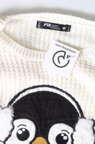 Дамски пуловер Fb Sister, Размер M, Цвят Бял, Цена 4,93 лв.
