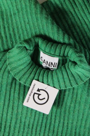 Damenpullover Ganni, Größe XS, Farbe Grün, Preis € 66,80