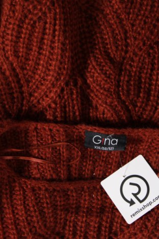 Pulover de femei Gina, Mărime XXL, Culoare Maro, Preț 30,52 Lei