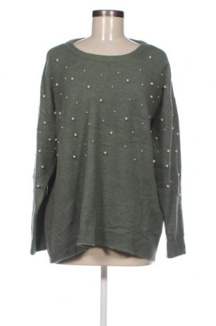 Дамски пуловер Gina, Размер XL, Цвят Зелен, Цена 29,00 лв.