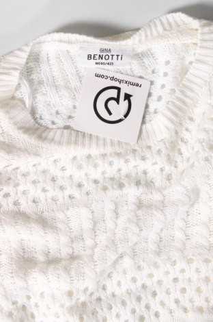 Γυναικείο πουλόβερ Gina Benotti, Μέγεθος M, Χρώμα Λευκό, Τιμή 3,23 €