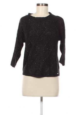 Дамски пуловер Guess, Размер S, Цвят Черен, Цена 41,06 лв.
