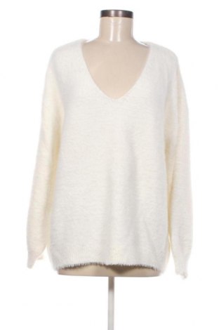 Pulover de femei H&M, Mărime XL, Culoare Ecru, Preț 29,57 Lei
