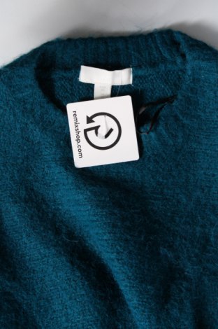 Pulover de femei H&M, Mărime XS, Culoare Albastru, Preț 21,94 Lei