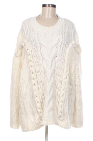 Дамски пуловер H&M, Размер XL, Цвят Бял, Цена 17,40 лв.