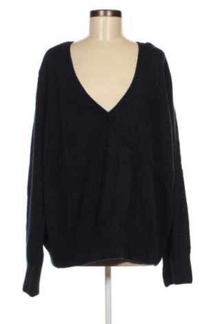 Дамски пуловер H&M, Размер 4XL, Цвят Син, Цена 18,40 лв.