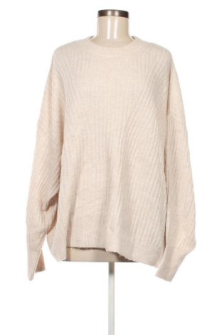 Дамски пуловер H&M, Размер XXL, Цвят Бежов, Цена 7,83 лв.