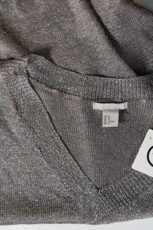 Дамски пуловер H&M, Размер M, Цвят Сребрист, Цена 11,60 лв.