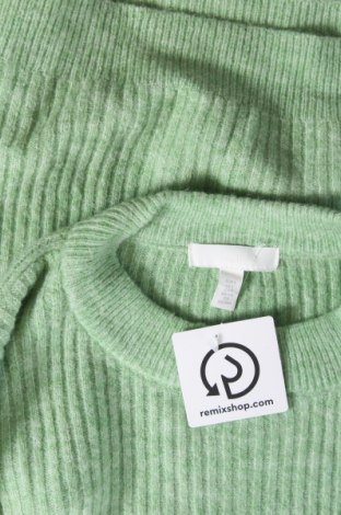 Дамски пуловер H&M, Размер S, Цвят Зелен, Цена 6,96 лв.