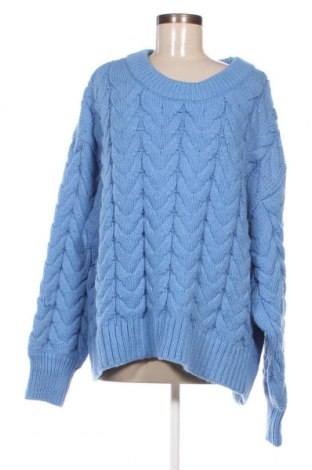 Γυναικείο πουλόβερ H&M, Μέγεθος 3XL, Χρώμα Μπλέ, Τιμή 15,25 €